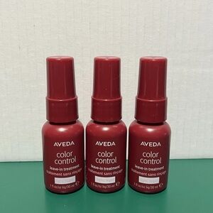 AVEDA COLOR CONTROL LEAVE IN Treatment Light 1 oz each Total 3 oz Lot Of 3